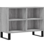 VidaXL Tv-meubel 69,5x30x50 cm bewerkt hout grijs sonoma eikenkleurig