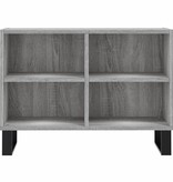 VidaXL Tv-meubel 69,5x30x50 cm bewerkt hout grijs sonoma eikenkleurig