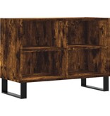 VidaXL Tv-meubel 69,5x30x50 cm bewerkt hout gerookt eikenkleurig