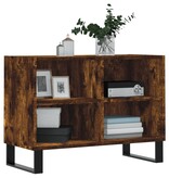 VidaXL Tv-meubel 69,5x30x50 cm bewerkt hout gerookt eikenkleurig