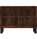 VidaXL Tv-meubel 69,5x30x50 cm bewerkt hout gerookt eikenkleurig