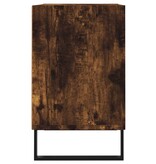 VidaXL Tv-meubel 69,5x30x50 cm bewerkt hout gerookt eikenkleurig