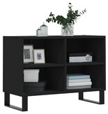 VidaXL Tv-meubel 69,5x30x50 cm bewerkt hout zwart