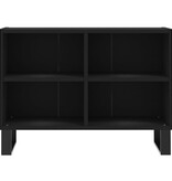 VidaXL Tv-meubel 69,5x30x50 cm bewerkt hout zwart