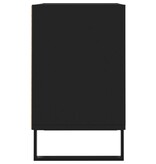 VidaXL Tv-meubel 69,5x30x50 cm bewerkt hout zwart