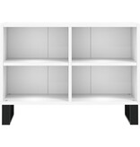 VidaXL Tv-meubel 69,5x30x50 cm bewerkt hout wit