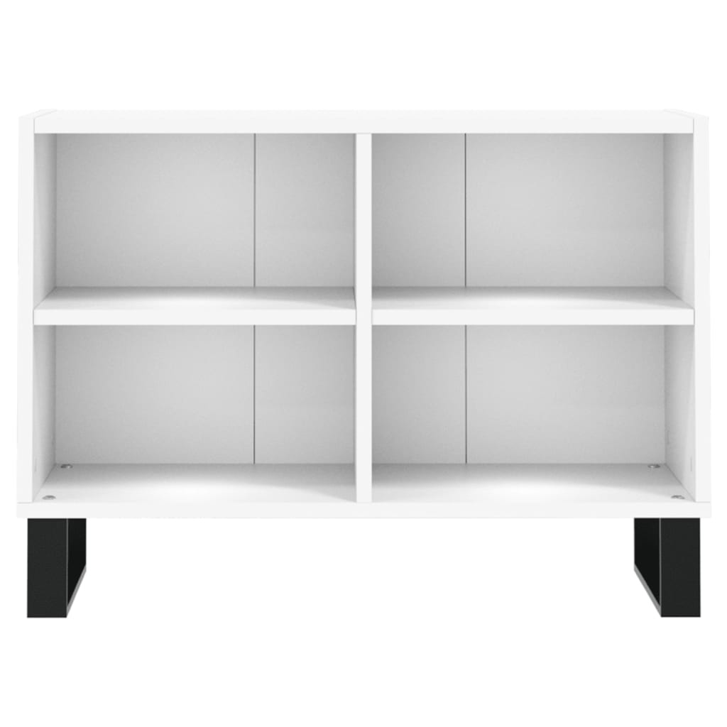 VidaXL Tv-meubel 69,5x30x50 cm bewerkt hout wit