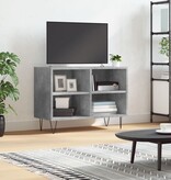 VidaXL Tv-meubel 69,5x30x50 cm bewerkt hout betongrijs