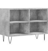 VidaXL Tv-meubel 69,5x30x50 cm bewerkt hout betongrijs