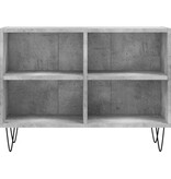 VidaXL Tv-meubel 69,5x30x50 cm bewerkt hout betongrijs