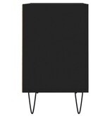 VidaXL Tv-meubel 69,5x30x50 cm bewerkt hout zwart