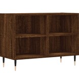 VidaXL Tv-meubel 69,5x30x50 cm bewerkt hout bruineikenkleurig