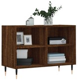 VidaXL Tv-meubel 69,5x30x50 cm bewerkt hout bruineikenkleurig