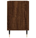 VidaXL Tv-meubel 69,5x30x50 cm bewerkt hout bruineikenkleurig