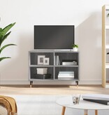 VidaXL Tv-meubel 69,5x30x50 cm bewerkt hout grijs sonoma eikenkleurig