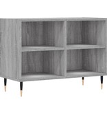 VidaXL Tv-meubel 69,5x30x50 cm bewerkt hout grijs sonoma eikenkleurig