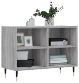 VidaXL Tv-meubel 69,5x30x50 cm bewerkt hout grijs sonoma eikenkleurig