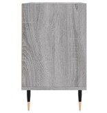 VidaXL Tv-meubel 69,5x30x50 cm bewerkt hout grijs sonoma eikenkleurig