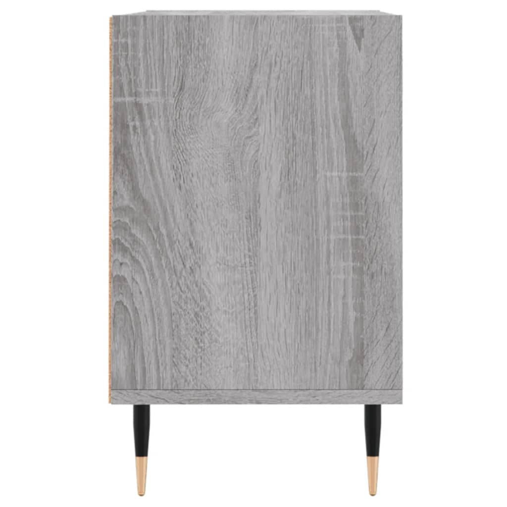 VidaXL Tv-meubel 69,5x30x50 cm bewerkt hout grijs sonoma eikenkleurig