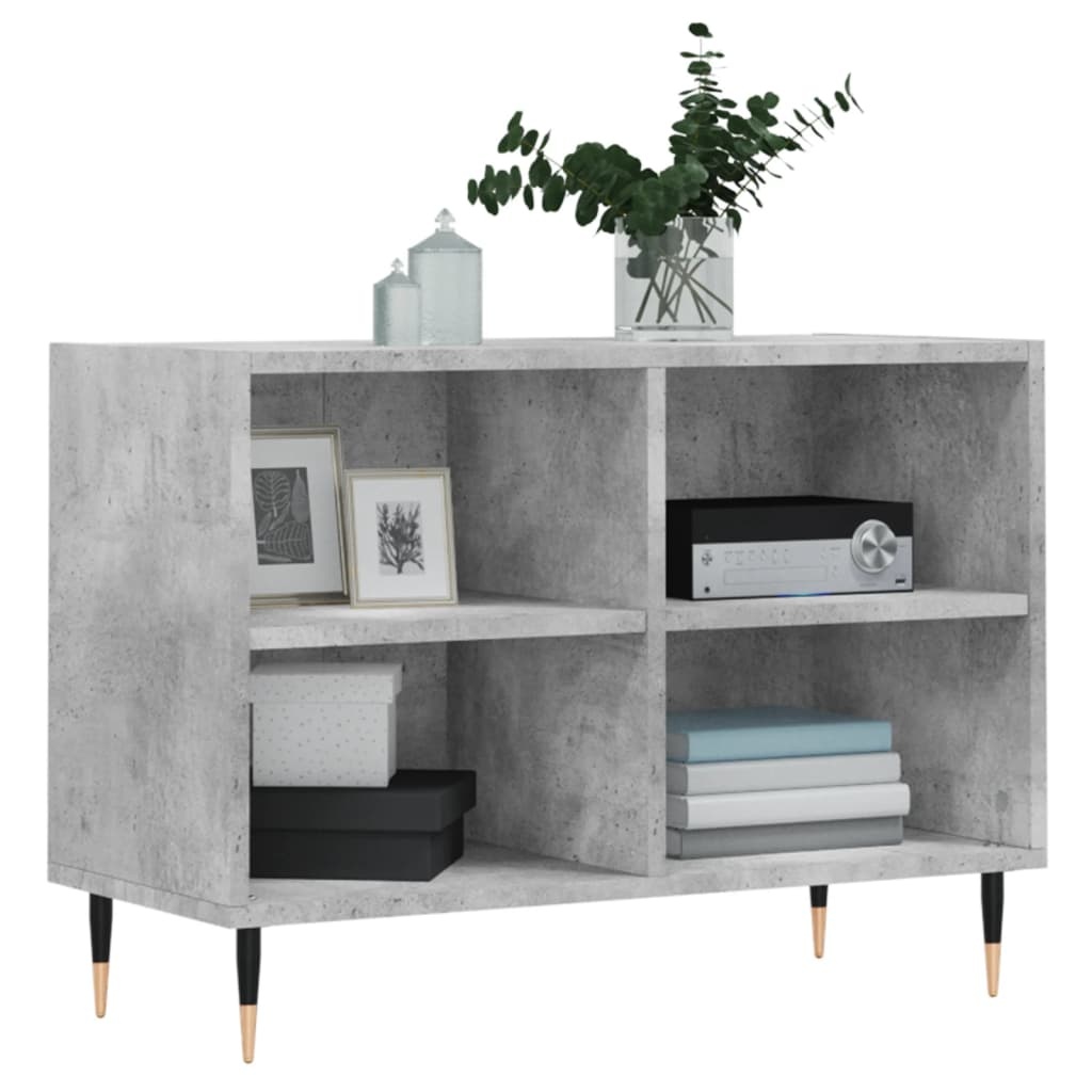 VidaXL Tv-meubel 69,5x30x50 cm bewerkt hout betongrijs