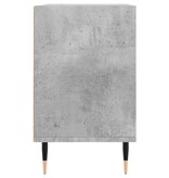 VidaXL Tv-meubel 69,5x30x50 cm bewerkt hout betongrijs