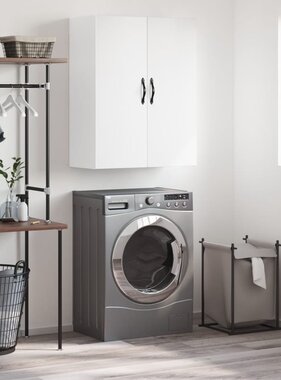 VidaXL Wandkast 69,5x34x90 cm bewerkt hout wit