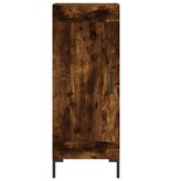 vidaXL Dressoir 34,5x34x90 cm bewerkt hout gerookt eiken