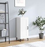 VidaXL Dressoir 34,5x34x90 cm bewerkt hout hoogglans wit