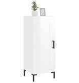 VidaXL Dressoir 34,5x34x90 cm bewerkt hout hoogglans wit