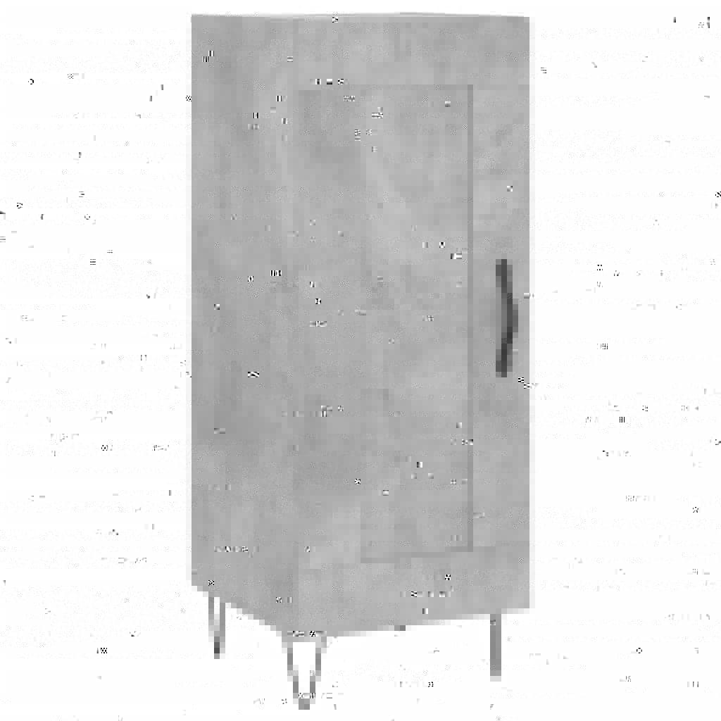 VidaXL Dressoir 34,5x34x90 cm bewerkt hout betongrijs