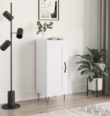 VidaXL Dressoir 34,5x34x90 cm bewerkt hout hoogglans wit