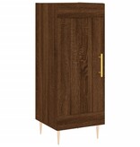 VidaXL Dressoir 34,5x34x90 cm bewerkt hout bruineikenkleurig