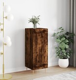 VidaXL Dressoir 34,5x34x90 cm bewerkt hout gerookt eiken