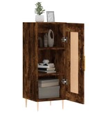 VidaXL Dressoir 34,5x34x90 cm bewerkt hout gerookt eiken
