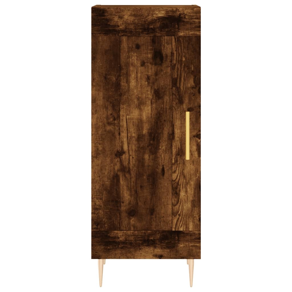 VidaXL Dressoir 34,5x34x90 cm bewerkt hout gerookt eiken