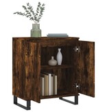 VidaXL Dressoir 60x35x70 cm bewerkt hout gerookt eikenkleurig