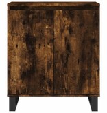 VidaXL Dressoir 60x35x70 cm bewerkt hout gerookt eikenkleurig