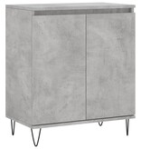 VidaXL Dressoir 60x35x70 cm bewerkt hout betongrijs