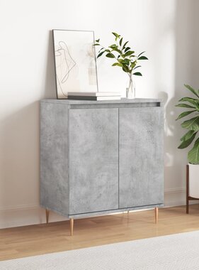 VidaXL Dressoir 60x35x70 cm bewerkt hout betongrijs