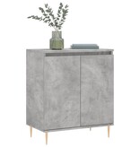 VidaXL Dressoir 60x35x70 cm bewerkt hout betongrijs