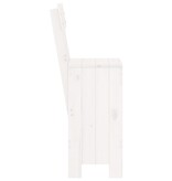 VidaXL Barkrukken 2 st 40x48,5x115,5 cm massief grenenhout wit