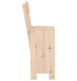 VidaXL Barkrukken 2 st 40x48,5x115,5 cm massief grenenhout