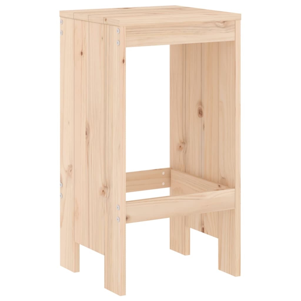 VidaXL Barkrukken 2 st 40x36x75 cm massief grenenhout
