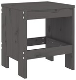 VidaXL Tuinkrukken 2 st 40x36x45 cm massief grenenhout grijs