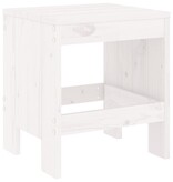VidaXL tuinkrukken 2 st 40x36x45 cm massief grenenhout wit