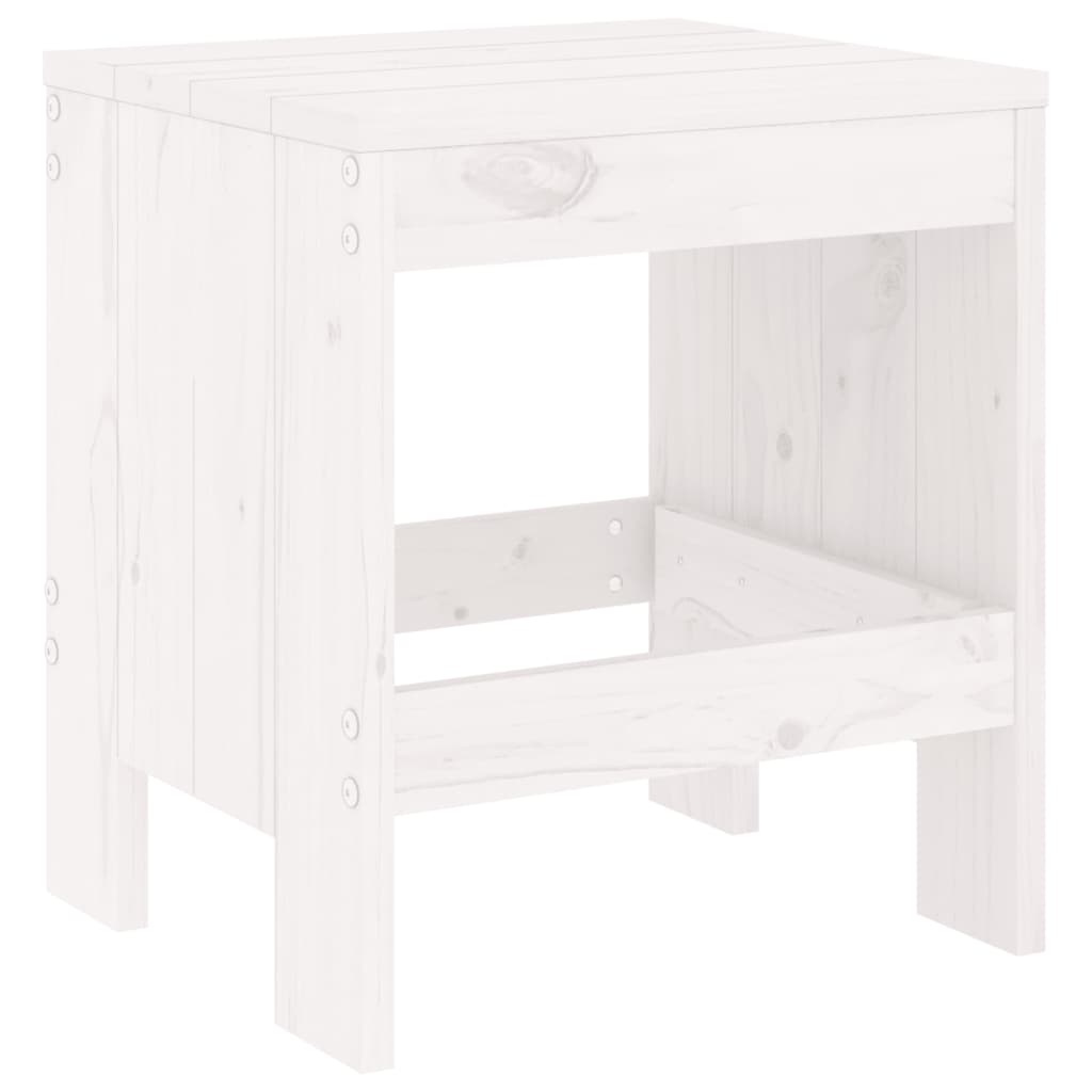 VidaXL tuinkrukken 2 st 40x36x45 cm massief grenenhout wit
