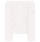 VidaXL tuinkrukken 2 st 40x36x45 cm massief grenenhout wit