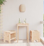 VidaXL Tuinkrukken 2 st 40x36x45 cm massief grenenhout