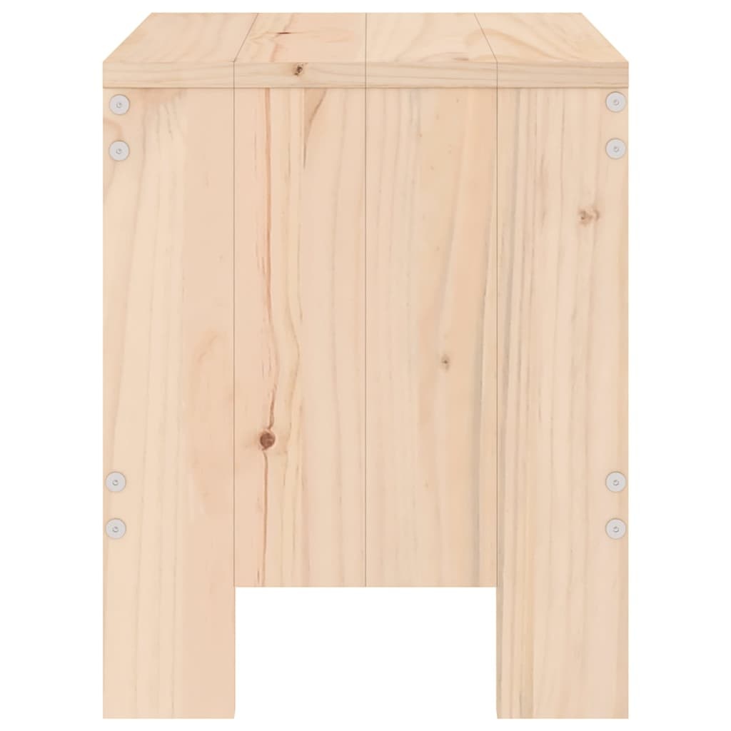 VidaXL Tuinkrukken 2 st 40x36x45 cm massief grenenhout