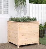 VidaXL Plantenbak 82,5x82,5x78 cm massief grenenhout